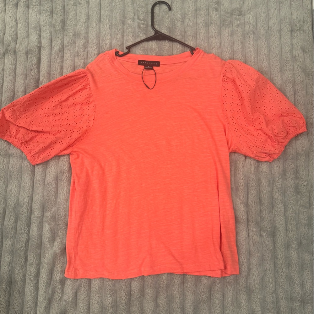 Sanctuary Coral Blouse New with tags